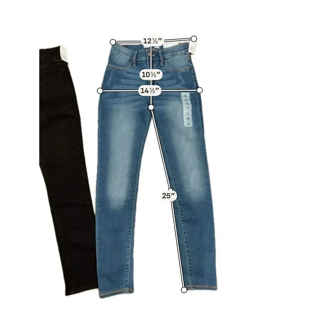 Old Navy girls NWT Jean skinny flare bundle of 3 size large-12